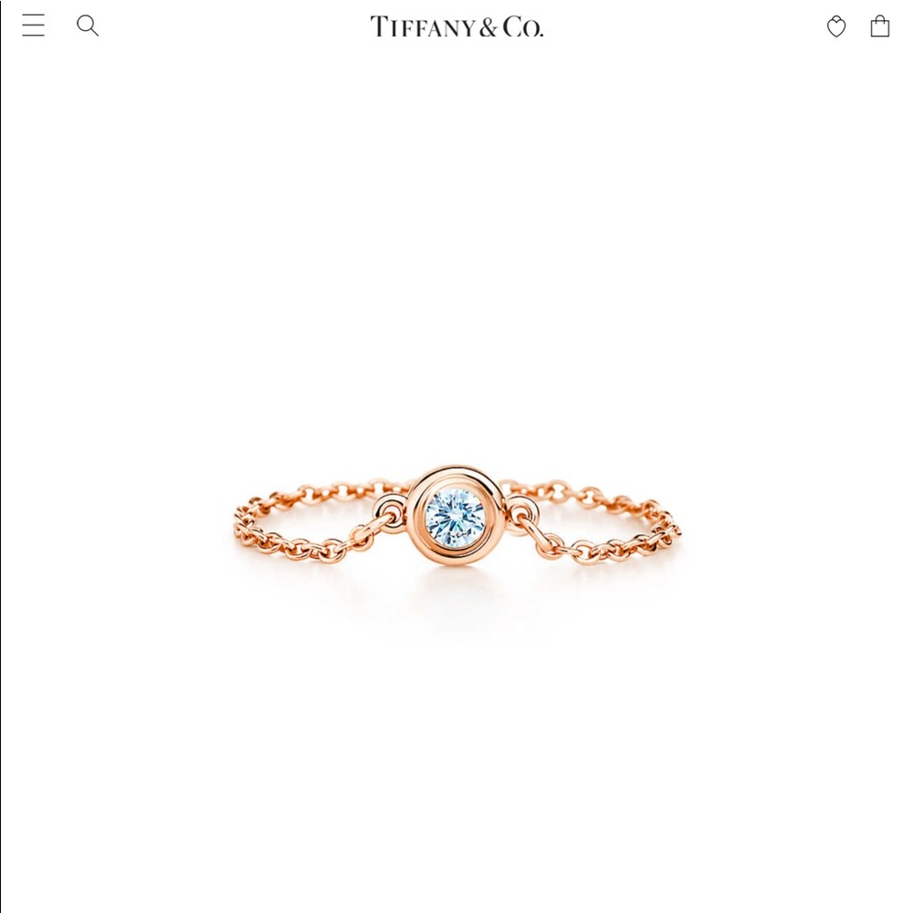 Tiffany Elsa Peretti Diamond by the yard ring